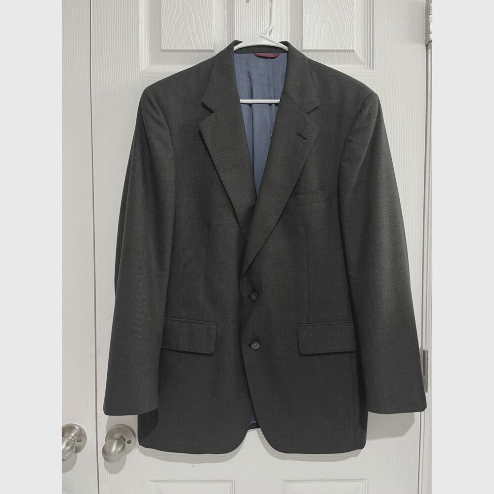 Jos. A. Bank Executive Collection Men's 100% Wool Charcoal Gray Blazer